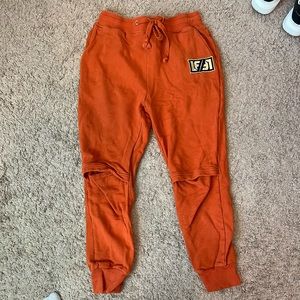 LF sweatpants with knee cut out